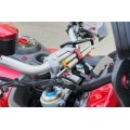CNC Racing Steering Damper Mount kit for Ducati Multistrada V4 Pikes Peak / RS with OE Handlebar Clamp / Riser CNC Racing Steering Damper Mount kit for Ducati Multistrada V4 Pikes Peak / RS with OE Handlebar Clamp / Riser
